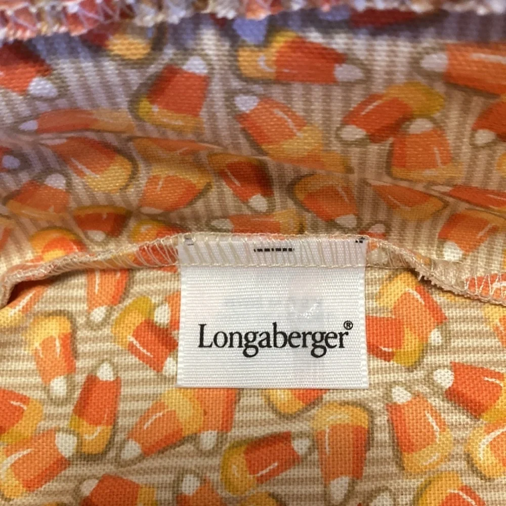 LONGABERGER 1999 Candy Corn Basket Combo